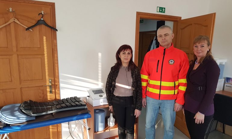 Felajánlásunk az ajkai mentőállomás dolgozóinak